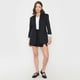 thumbnail image 4 of Blazer Mujer Negro Básico Corona, 4 of 5