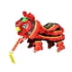 thumbnail image 2 of Marioneta de mano con cuerdas y varilla, juguete de león de marioneta china, decoración de año Nuevo chino para el Festival de Primavera , negro rojo, 2 of 5