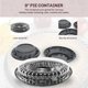 thumbnail image 5 of Paquete combinado de moldes para tartas KitchenDance WJ40 de 9 pulgadas y 10 unidades con soporte, 5 of 9