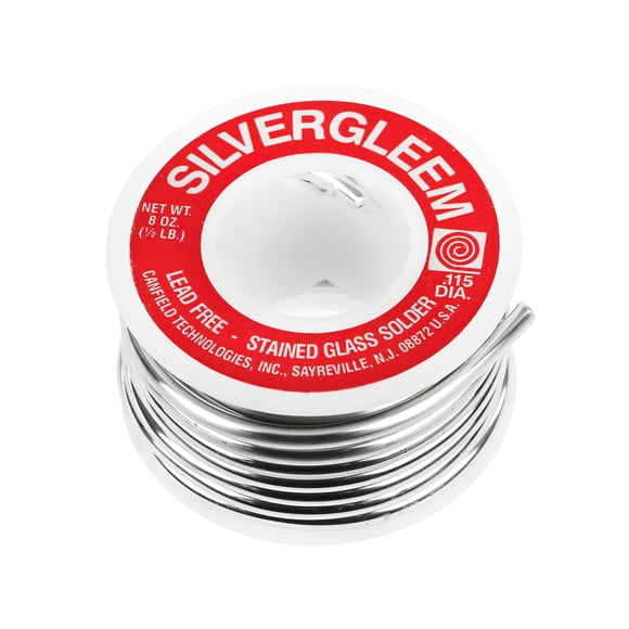 Alambre de soldadura Canfield Silvergleem, plata sin plomo, 96% estaño