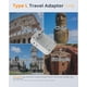 thumbnail image 2 of Adaptador de enchufe para viaje TESSAN PD 20W con 4 tomas de CA y 4 puertos USB, 2 of 7