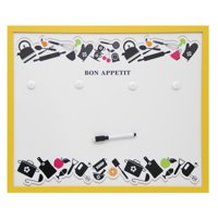 Vgo - Pizarra Plastica 40X50 Cm Kitchen Amarillo