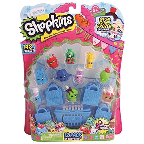 Paquete de 12 unidades de la temporada 1 de Shopkins con 12 personajes RANGS JAPAN