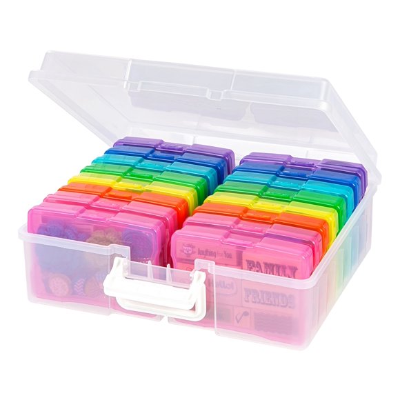 Caja Organizadora para Fotos Craft Keeper IRIS USA 4x6 Paquete de 2