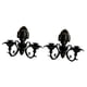 thumbnail image 3 of Candelabro De Pared De Hierro Con Dise?o De Vela, Ideal Para Bodas, Fiestas, Hogar Y Sala De Estar, Color Negro, 3 of 5