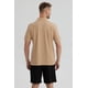 thumbnail image 3 of Polera Hombre Piqué Básica Lisa Kaki - ll, 3 of 4
