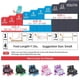 thumbnail image 5 of Patines Nattork para niños, azules, ajustables, tallas 10-12, 5 of 6