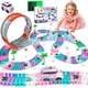 thumbnail image 1 of Pista de carreras unicornio Coroiesty con 215 piezas para niños de 3 a 9 años, 1 of 7