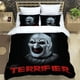 thumbnail image 2 of Terrifier horror printed Bedding Sets exquisite bed supplies set duvet cover bed comforter set bedding set luxury birthday gift, 2 of 5
