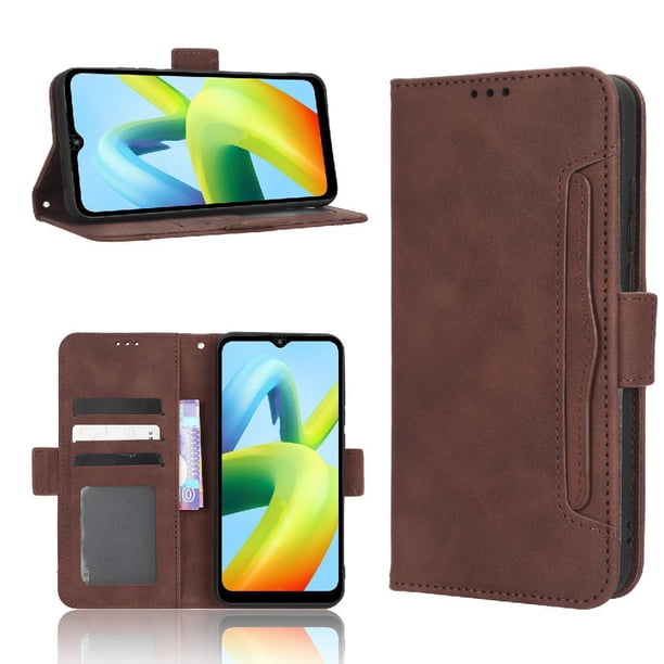 Funda Cartera Magnética para Xiaomi Redmi A1 Plus- Tarjetero Desmontable, Cuero PU, Soporte