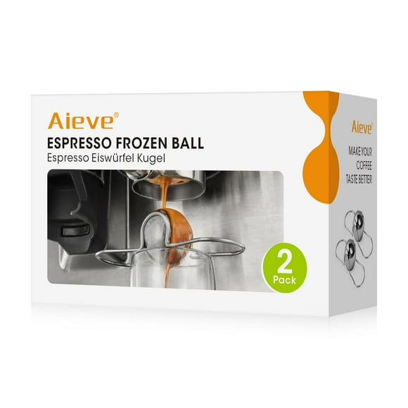 Bola de refrigeración para espresso AIEVE de acero inoxidable Frozen Ice Rock