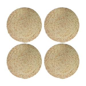 Set 4 Individuales Fibras Naturales Uluwatu De Ø35Cms Kawi®