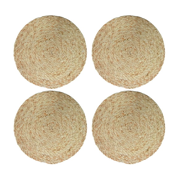 Set 4 Individuales Fibras Naturales Uluwatu De Ø35cms Kawi®