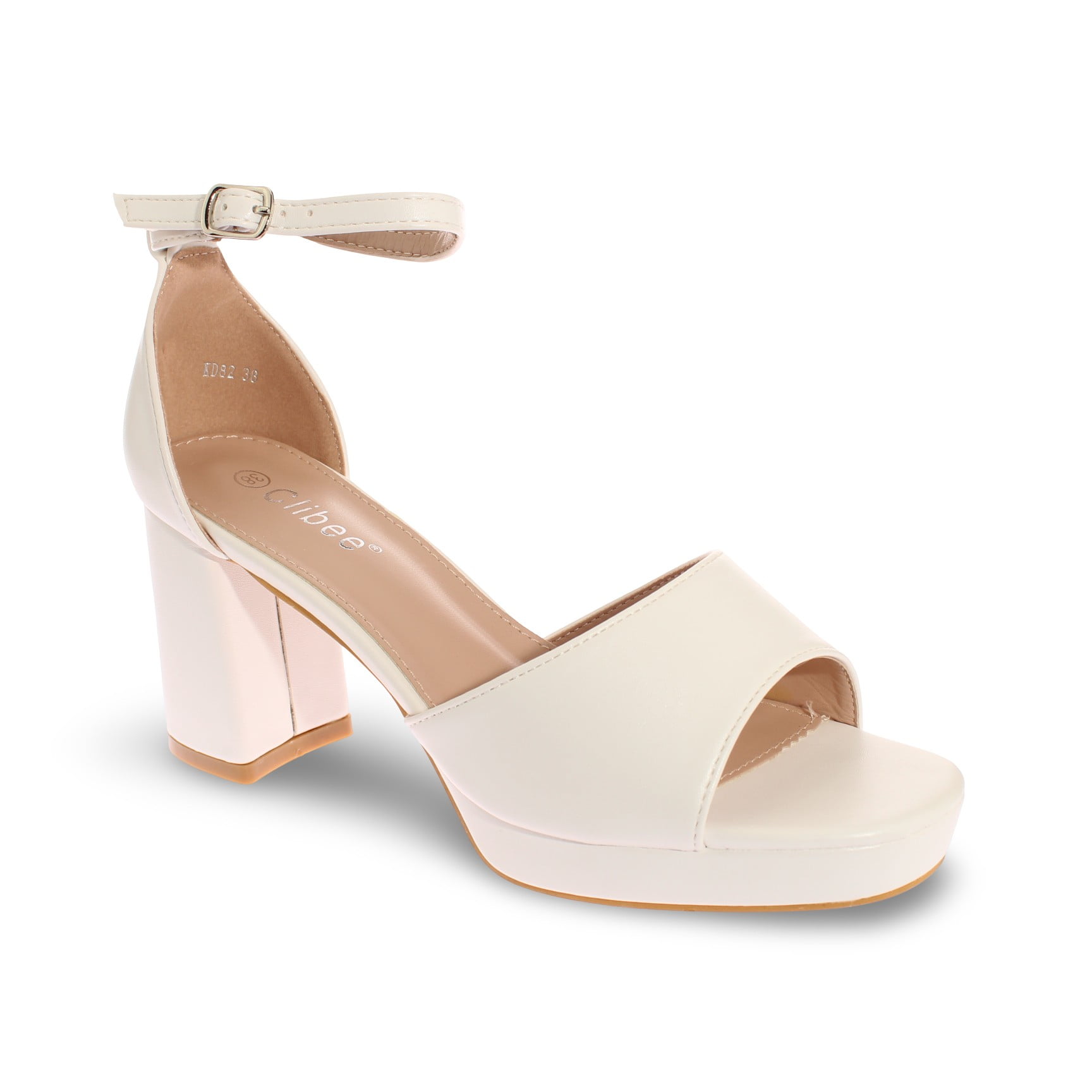 Sandalia Taco Blanco Vía Franca