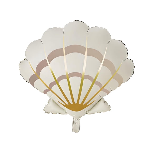 Globo Con Forma De Concha De Sirena Blanca