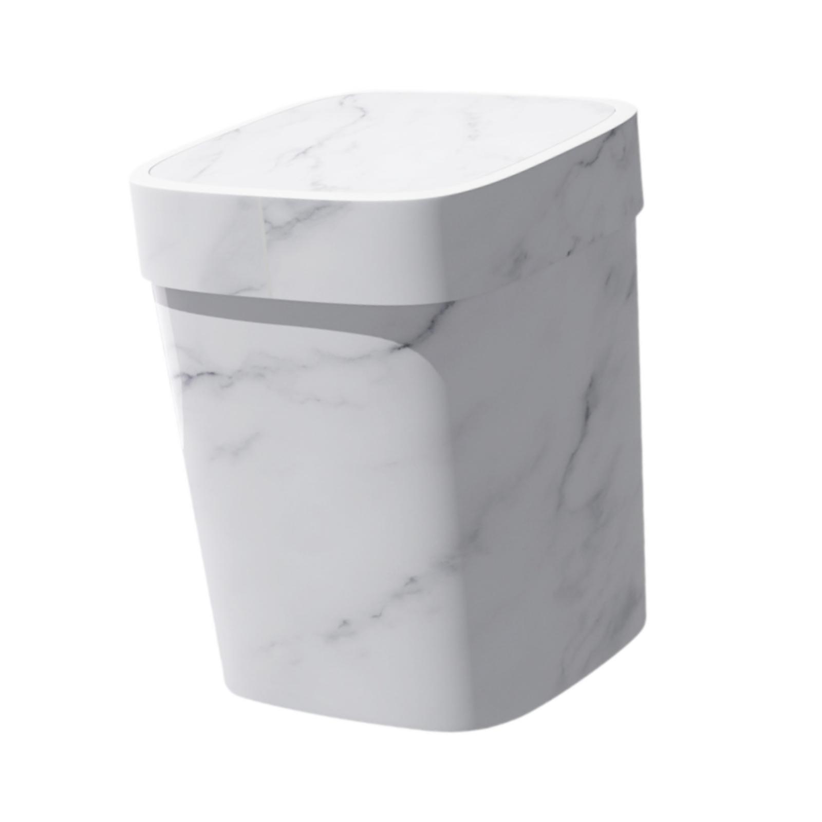 Bothyi - Papelera Papelera Papelera Papelera Papelera De Abono Para Lavadero Entrada Garaje M Blanco