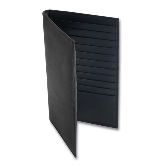 Cartera A|G WALLETS 18 cm Negra de Cuero con RFID