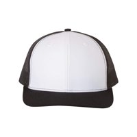 R Richardson - Gorra Richardson Snapback Trucker Ajustable Blanco/Negro