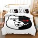 thumbnail image 1 of v809 Bed Sheets Monokuma Bedding Set Single Twin Full Queen King Size Bed Set Aldult Kid Bedroom Duvetcover Sets Anime Bed Sheet Set 3-Piece Bedding Set (1 Duvet Cover + 2 Pillow Shams) Bed Sheets ju, 1 of 5