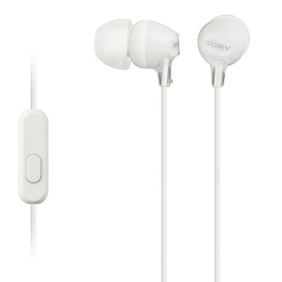 Audífonos In Ear Ex15Ap/Wh Con Cable Blanco 1 Un Sony