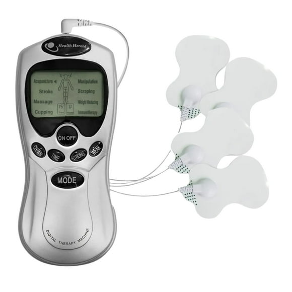 Electrofísico Tens Electroestimulador De 4 Parches