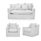 thumbnail image 1 of Juego De Living Fontana 5 Cuerpos Lino Blanco, 1 of 7