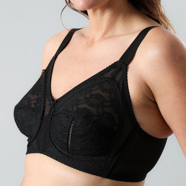 Sostén Encaje Sin Arcos Soporte Natural Flores Mujer 2255