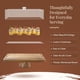 thumbnail image 4 of Soporte para tartas HOMESPHERE de madera de acacia con tapa y cúpula acrílica, 4 of 7