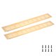 thumbnail image 1 of Uxcell 1 Set Rejilla de Ventilación Rectangular, Aluminio 400x60mm Tono Dorado, 1 of 7