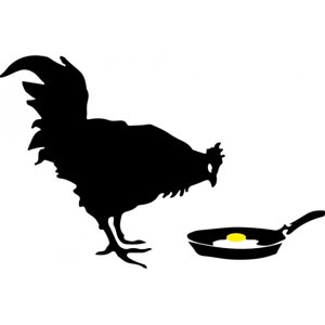 Rienda Libre Graphics - Decomural Chicken And The Egg Banksy Ws-51318
