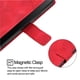 thumbnail image 2 of Funda Cartera para iPhone 17e con Soporte y Ranuras, Resistente a Golpes y Rayones Rojo, 2 of 6