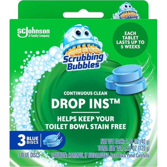 Tabletas para Inodoro Scrubbing Bubbles Drop-Ins 3 x 40 g