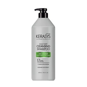 Kerasys - Shampoo Coreano Para Cuero Cabelludo Seco Y Sensible Anticaspa, Deep Cleansing Shampoo 600Ml -