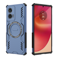 Funda Foxdock Para Motorola Edge 50 Fusion 5G , Magnética, Resistente A Golpes, Con Soporte, Unisex, Carga Inalámbrica