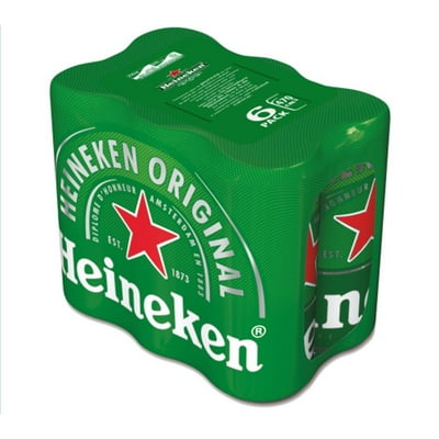 Cerveza Lager 5° Pack Lata 6 Un Heineken