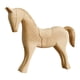 thumbnail image 1 of Figura De Caballo De Madera Sin Terminar Para Escritorio, Dormitorio Festivo, Sin Pintar, Estilo B, 1 of 5