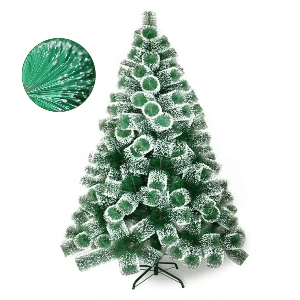 Geneerico - Árbol De Navidad Pascua 1.8 Metros Nevado Armable Verde