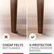 thumbnail image 3 of Almohadillas X-PROTECTOR para muebles, 235 unidades, de primera calidad, para suelos de madera, 3 of 6