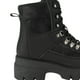 thumbnail image 4 of Botín New Walk Militar Suede Negro, 4 of 5