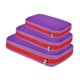 thumbnail image 1 of Cubos De Embalaje De Compresión De 3 Uds, Reutilizables Expandibles Para Senderismo, Viajes, Camping, Violeta, 1 of 5