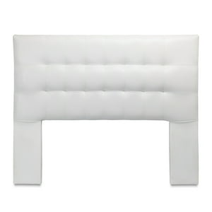 Dgb - Respaldo Cama 2 Plazas Pu Blanco Alicante Cp