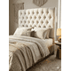 thumbnail image 1 of Respaldo 2 PLAZAS Capitone PREMIUM crudo en Felpa, 1 of 4