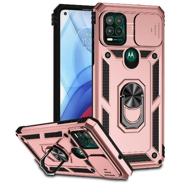 Estuche GANGXUN para Motorola Moto G Stylus 5G, soporte giratorio 360°, estilo mecánico y magnético