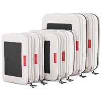 Cubos De Embalaje De Compresión Leantravel, Paquete De 6 (2L+2M+2S), Arena