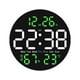 thumbnail image 3 of Reloj De Alarma Dst Digital De Pared Para Sala De Estar De La Sala De Estar Decoración Del Hogar Verde, 3 of 5