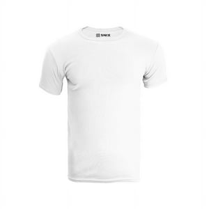Snix - Polera Rib De Adulto Cuello Polo Blanca Talla Xxl