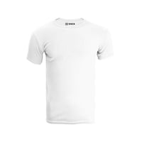 Snix - Polera Rib De Adulto Cuello Polo Blanca Talla Xl
