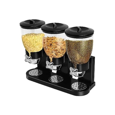 Universal. - Dispensador Hermético De Cereales A Granel Dispensador Hogar Triple
