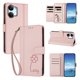 thumbnail image 2 of Funda Cartera Trébol para Xiaomi Poco X8 Pro Max con Ranuras Tarjetas y Carga Inalámbrica Rosa, 2 of 6