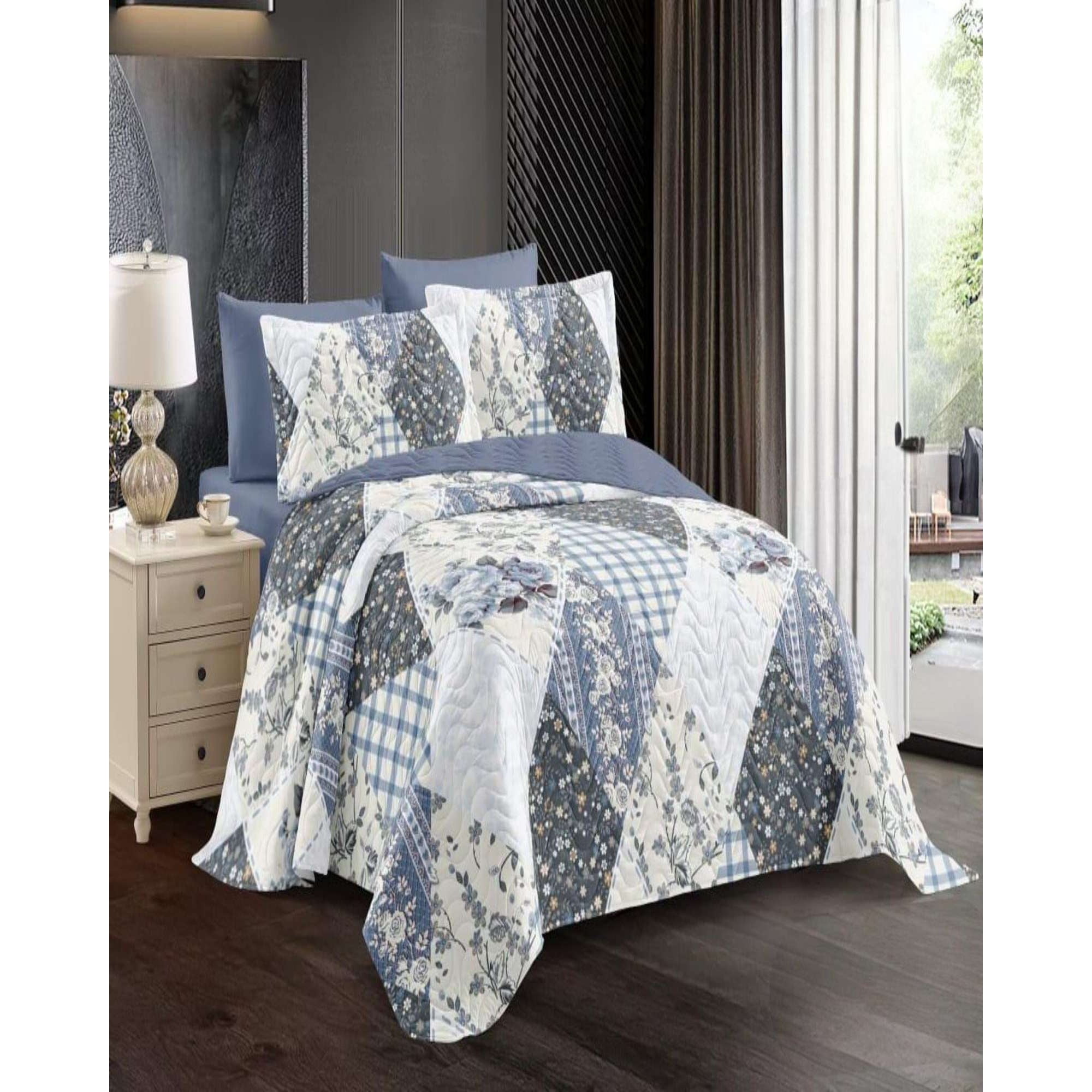 Tengfei - Cobertor Colcha Quilt De Verano 2 Plaza